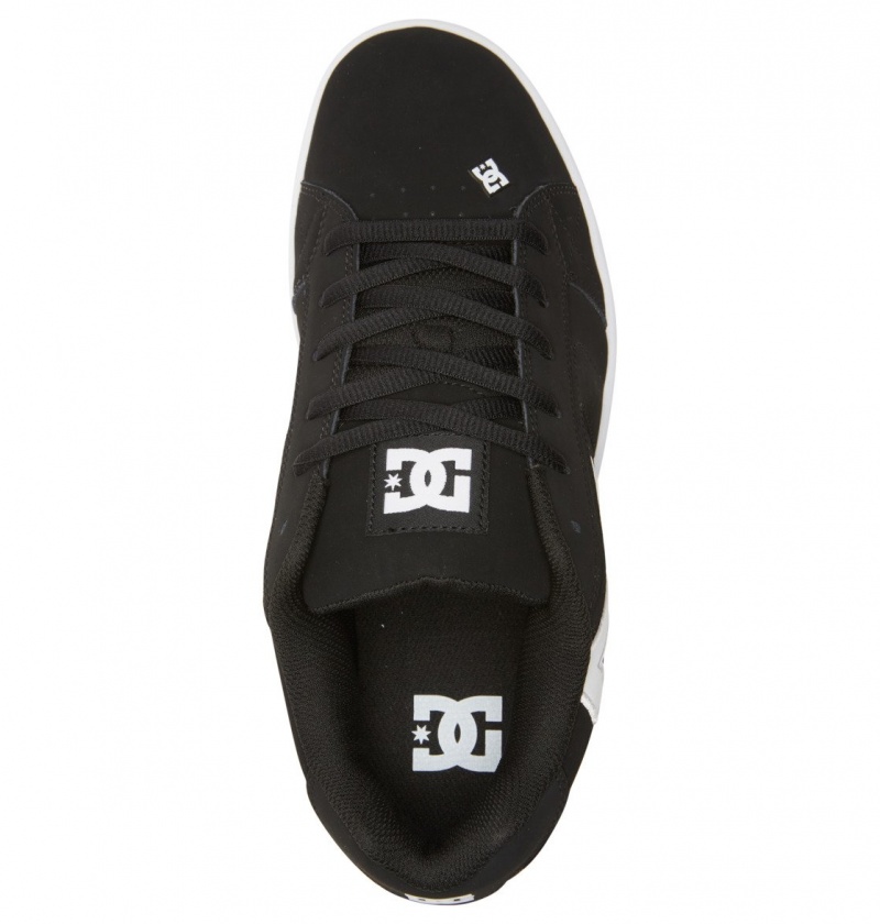 Basket DC Net Shoes Noir Noir Blanche Homme | DDG-4585265