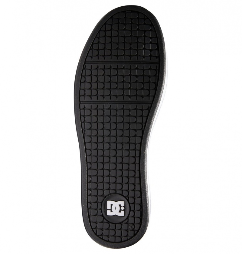 Basket DC Net Shoes Noir Noir Blanche Homme | DDG-4585265