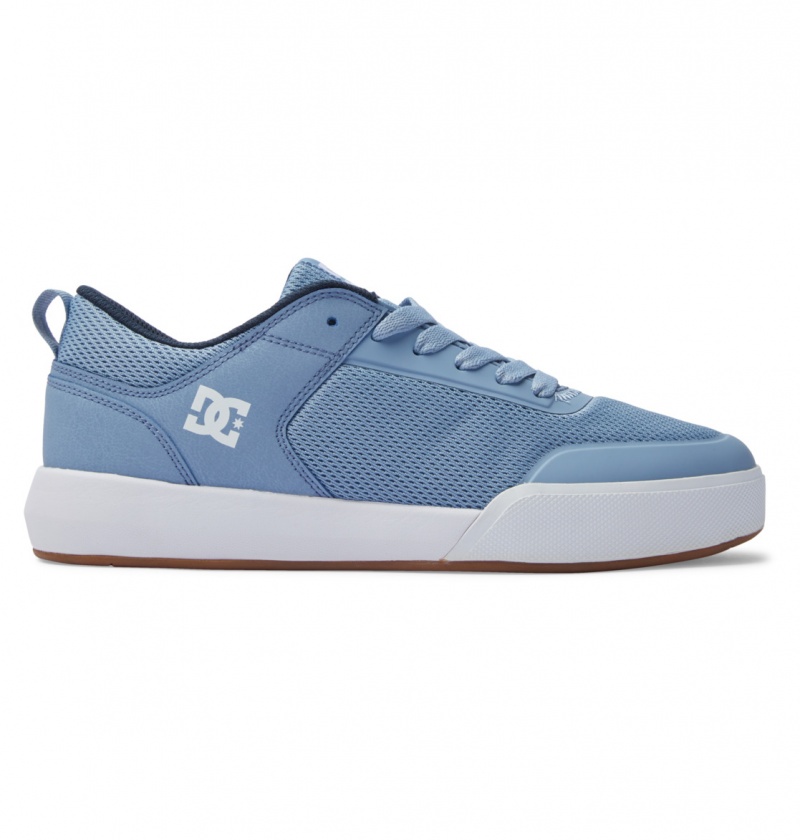 Basket DC Transit Shoes Bleu Clair Homme | SWP-7179769