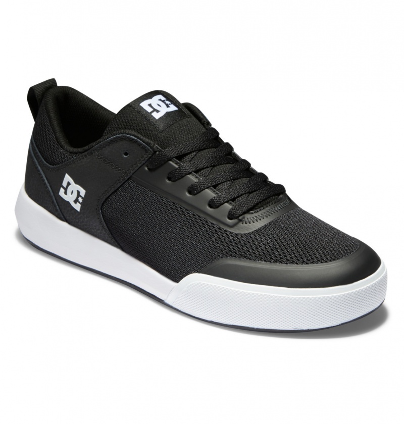 Basket DC Transit Shoes Noir Blanche Homme | CFI-3362126