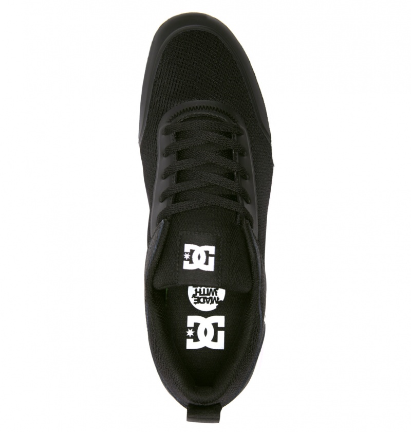 Basket DC Transit Shoes Noir Blanche Homme | CFI-3362126