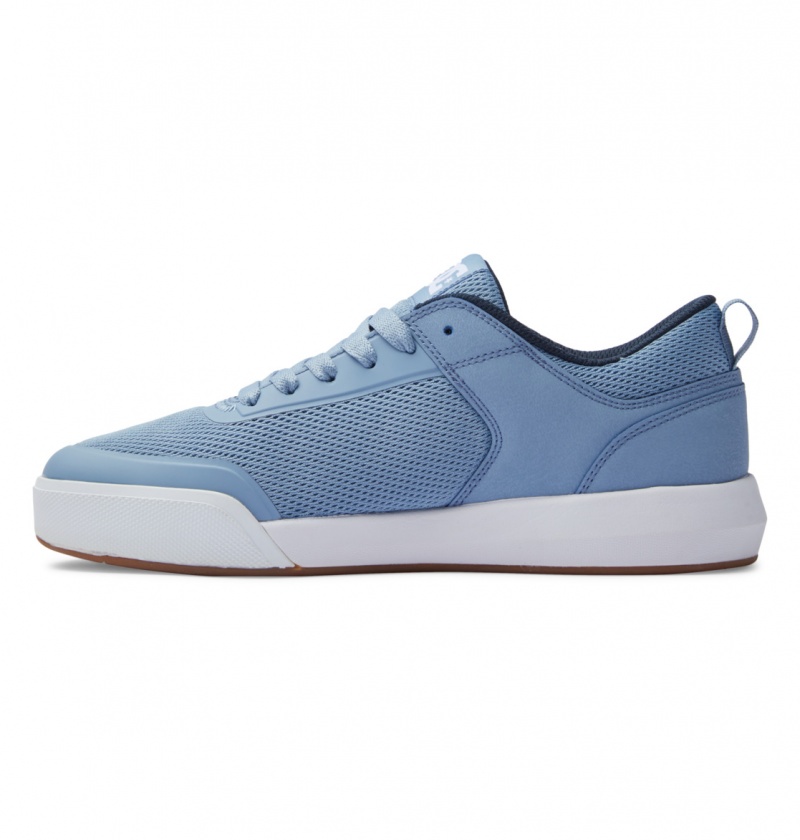 Basket DC Transit Shoes Bleu Clair Homme | SWP-7179769