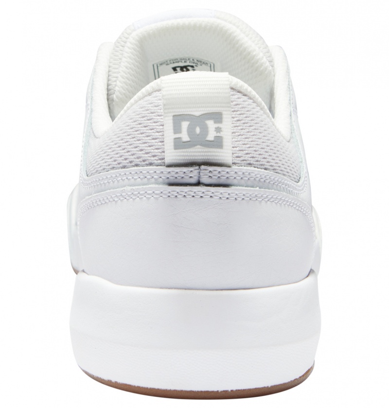 Basket DC Transit Shoes Blanche Homme | PHQ-6492727