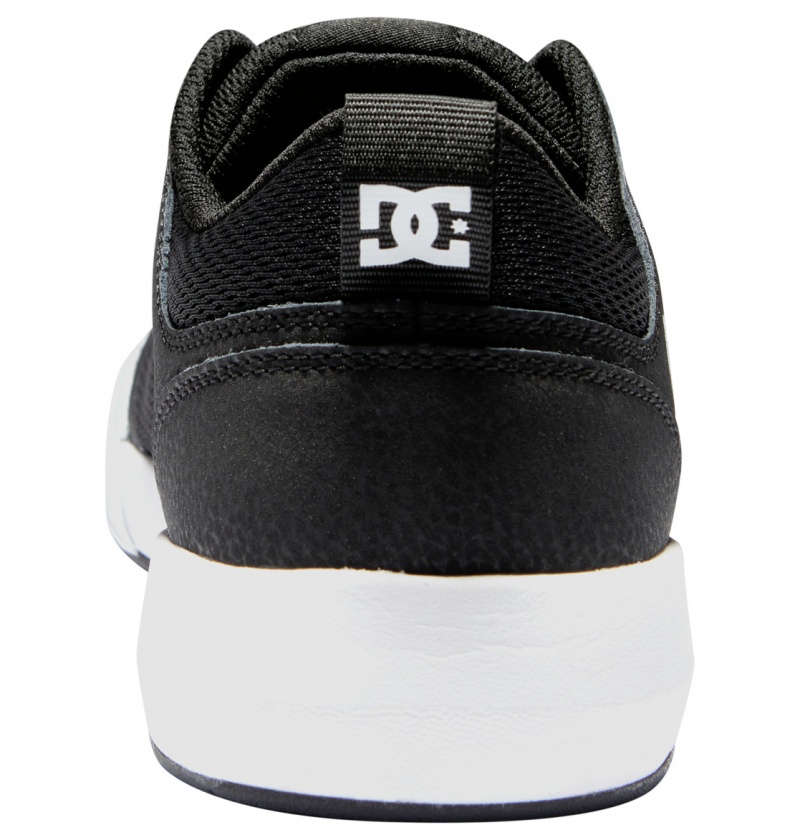 Basket DC Transit Shoes Noir Blanche Homme | CFI-3362126