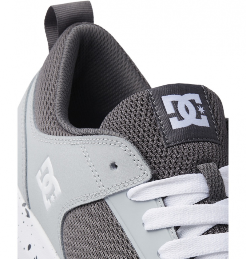 Basket DC Transit Shoes Grise Bleu Homme | DFR-2148065