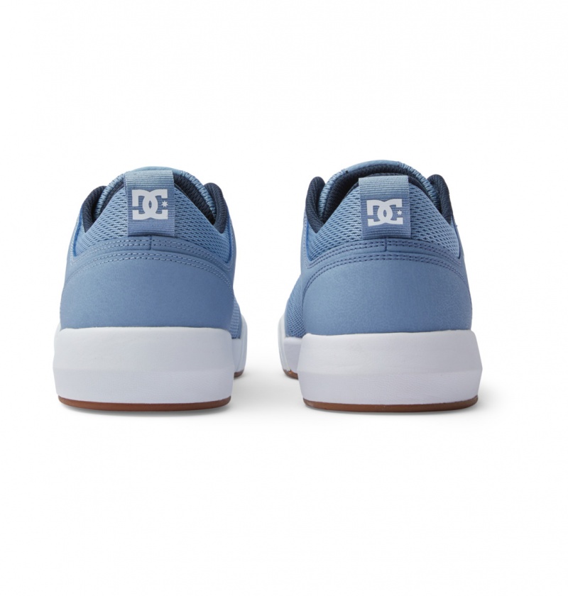 Basket DC Transit Shoes Bleu Clair Homme | SWP-7179769