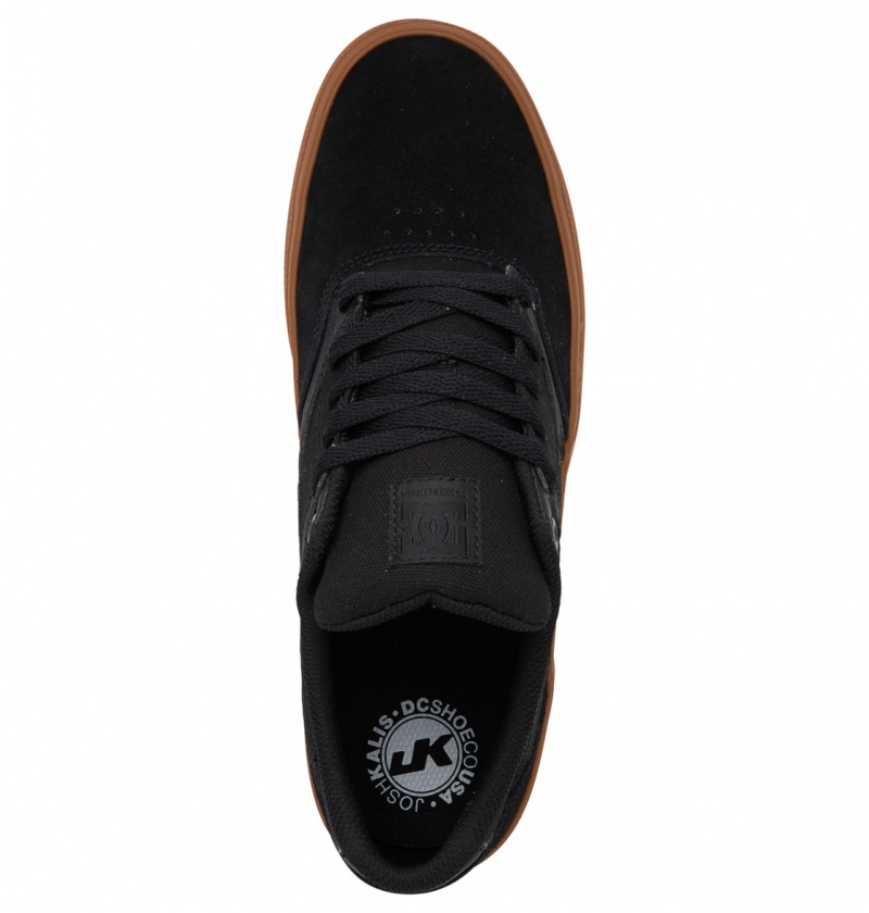 Basket DC Kalis Vulc Shoes Noir Noir Homme | FDS-7736574